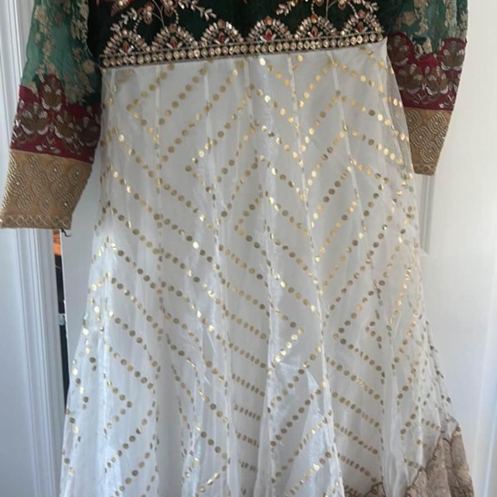 Elegant Multicolor Embroidered Lehenga